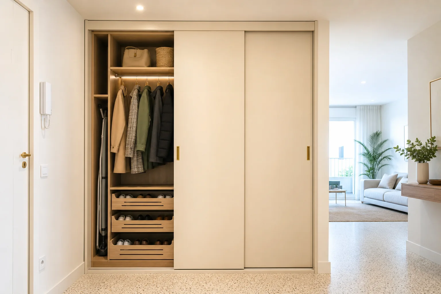 Armarios con puertas correderas para panel alto en Finestrat