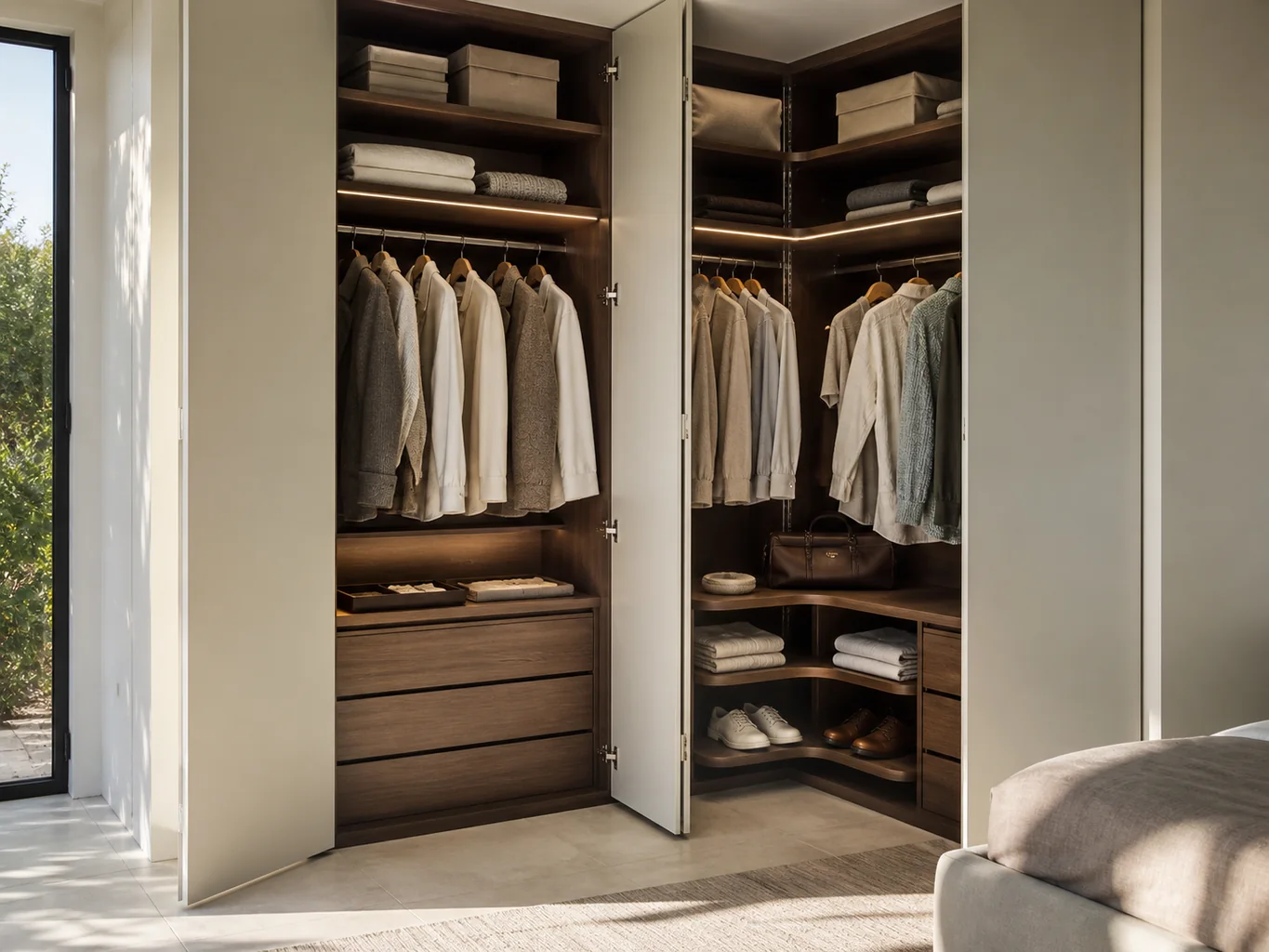 Interiores de armarios para ropa de trabajo en Finestrat