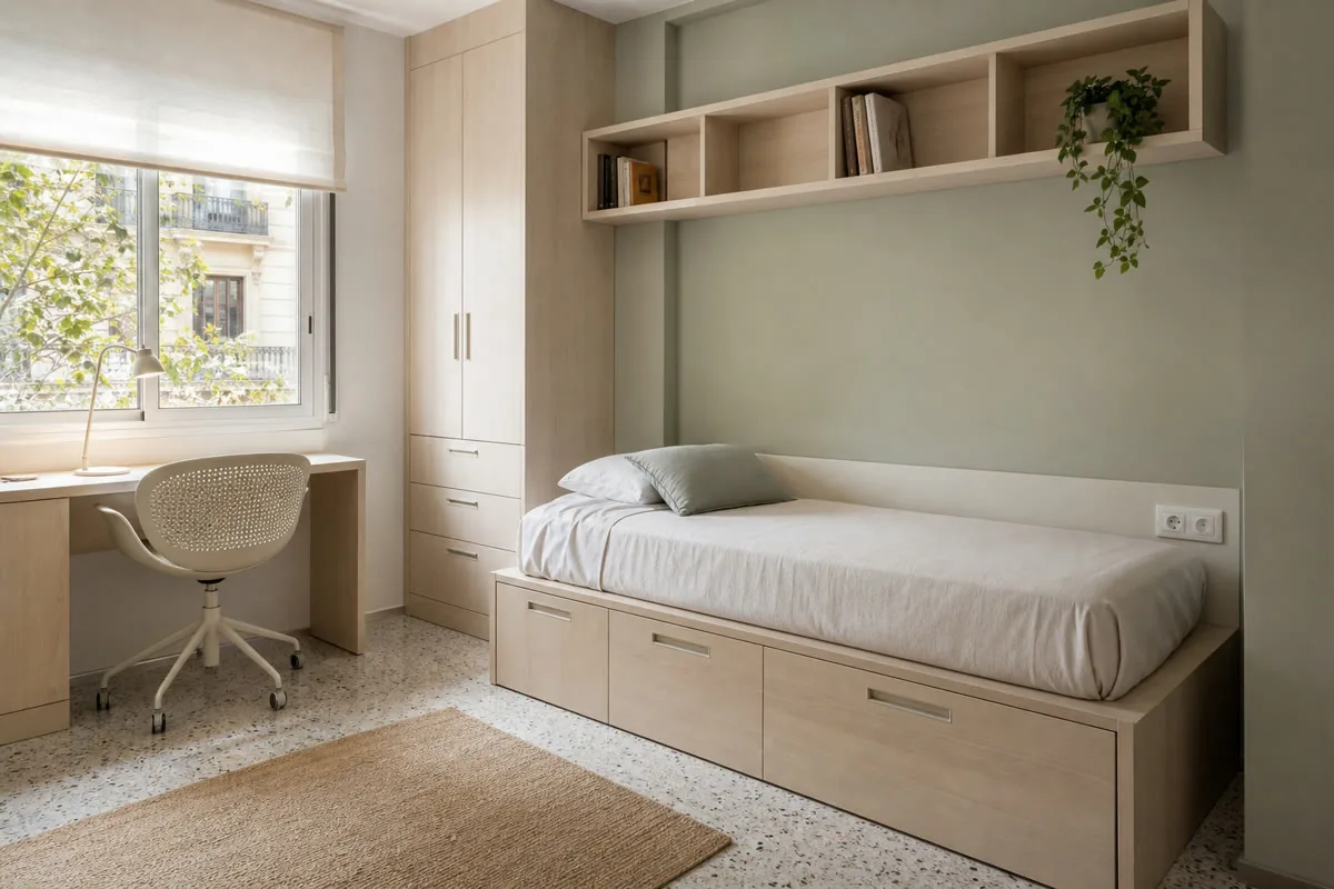 Visualización orientativa de cabeceros de cama a medida en Finestrat